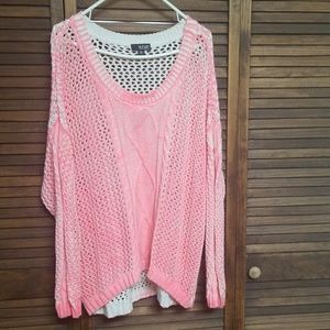A.N.A. pink sweater
